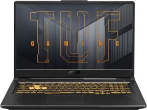 ASUS TUF Gaming A17 Gaming Laptop, 17.3" 144Hz Full HD IPS-Type, AMD Ryzen 7 5800H Processor, GeForce RTX 3050 Ti, 16GB DDR4, 512GB PCIe SSD, Wi-Fi 6, RGB Keyboard, Windows 10 Home, TUF706QE-MS74