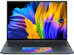 ASUS ZenBook 14X OLED Laptop, 14" 2.8K 16:10 Touch Display, Intel Core i7-1260P CPU, NVIDIA GeForce MX550, 16GB RAM, 512GB SSD, Windows 11 Home, Pine Grey, UX5400ZB-DB74T