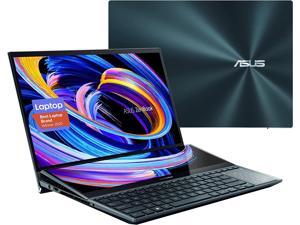ASUS Laptop ZenBook Pro 15 Duo OLED Intel Core i7 12th Gen 12700H (2.30GHz) 16 GB LPDDR5 Memory 1 TB PCIe SSD NVIDIA GeForce RTX 3060 Laptop GPU 15.6" Touchscreen Windows 11 Pro 64-bit UX582ZM-XH71-CA