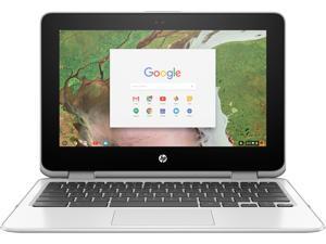 HP Chromebook x360 11-ae161cl Chromebook Intel Celeron N3350 (1.1 GHz) 4 GB Memory 32 GB eMMC SSD 11.6" Touchscreen Chrome OS HP Chromebook x360 11-ae161cl Chromebook Intel Celeron N3350 (1.1 GHz) 4 GB Memory 32 GB eMMC SSD 11.6" Touchscreen Chrome OS