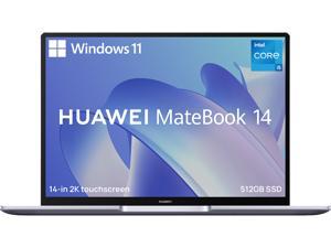 Huawei Laptop MateBook 14 KLVD-WFH9 Intel Core i5 11th Gen 1135G7 (2.40GHz) 16GB Memory 512 GB PCIe SSD Intel Iris Xe Graphics 14.0" Windows 11 Home 64-bit
