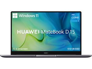 Huawei Laptop MateBook D 15 BOD-WDH9 Intel Core i5 11th Gen 1135G7 (2.40GHz) 8 GB Memory 512 GB PCIe SSD Intel Iris Xe Graphics 15.6" Windows 11 Home 64-bit