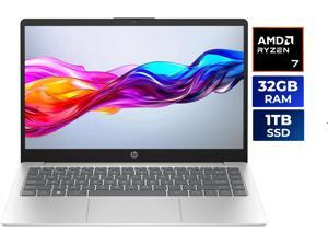 HP 14" HD Laptop AMD Ryzen 7 7730U 32GB Memory 1 TB NVMe SSD AMD Radeon Graphics