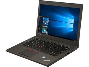 Lenovo Grade A Laptop ThinkPad Intel Core i5 5th Gen 5300U (2.30GHz) 8GB Memory 256 GB SSD 14.0" Windows 10 Pro 64-bit T450