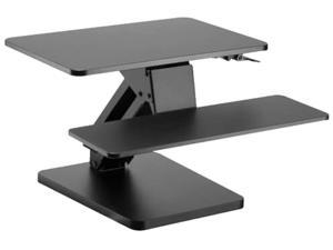 Tripp Lite Safe-IT Adjustable-Height Sit-Stand Desktop Workstation, Antimicrobial Protection
