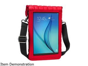 8-Inch Tablet Case Neoprene Sleeve Cover w/ Built-in Screen Protector & Carry Strap by USA Gear (Red) Fits 2017 Samsung Galaxy Tab A2 S 8" / Tab A 8" / Tab S2 8" / Tab E 8", Asus ZenPad S 8.0 8-Inch Tablet Case Neoprene Sleeve Cover w/ Built-in Screen Protector & Carry Strap by USA Gear (Red) Fits 2017 Samsung Galaxy Tab A2 S 8" / Tab A 8" / Tab S2 8" / Tab E 8", Asus ZenPad S 8.0