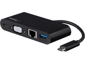 StarTech.com DKT30CVAGPD USB C Multiport Adapter - VGA / USB 3.0 / GbE - Power Delivery Charging (60W) - Mac / Windows / Chrome OS - USB C Adapter