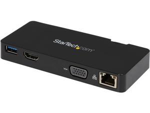StarTech.com USB3SMDOCKHV Travel Docking Station for Laptops - HDMI or VGA - USB 3.0 - Portable Universal Laptop Mini Dock