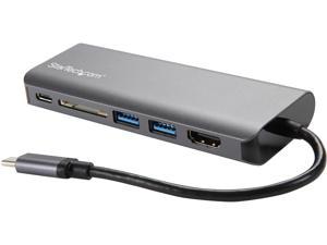 StarTech.com USB C Multiport Adapter - Portable USB-C Dock to 4K HDMI, 2-pt USB 3.0 Hub, SD/SDHC, GbE, 60W PD Pass-Through - USB Type-C/Thunderbolt 3 - NEW VERSION AVAILABLE DKT30CSDHPD3 (DKT30CSDHPD)