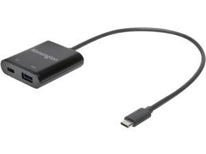 Kensington Black K39100WW PD1000 USB-C 95W Power Delivery Dongle for USB 3.0 (Type A) Docking Stations Kensington Black K39100WW PD1000 USB-C 95W Power Delivery Dongle for USB 3.0 (Type A) Docking Stations