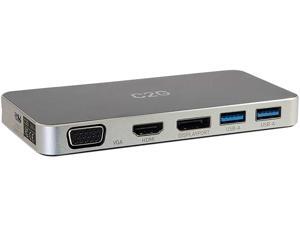 C2G Cables to Go USB-C Docking Station with HDMI, DisplayPort and VGA (28844) C2G Cables to Go USB-C Docking Station with HDMI, DisplayPort and VGA (28844)