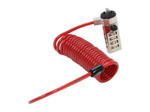 Kensington Portable Combination Laptop Lock (Red Cable) K64671US Kensington Portable Combination Laptop Lock (Red Cable) K64671US