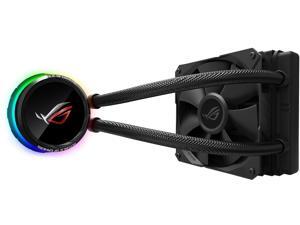 ASUS ROG RYUO 120 RGB AIO Liquid CPU Cooler 120mm Radiator (120mm 4-pin PWM Fan) with LIVEDASH OLED Panel and FanXpert Controls, 90RC0010-M0UAY0 ASUS ROG RYUO 120 RGB AIO Liquid CPU Cooler 120mm Radiator (120mm 4-pin PWM Fan) with LIVEDASH OLED Panel and FanXpert Controls, 90RC0010-M0UAY0