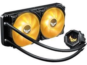 ASUS TUF Gaming LC 240 RGB All-in-one Liquid CPU Cooler, Aura Sync, TUF 120mm RGB Radiator Fans with Fan Blade Groove Design LGA 1700 Compatible