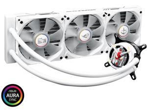 ASUS ROG STRIX LC 360 RGB GUNDAM EDITION 360mm, with Aura Sync, 3x ROG 120mm addressable RGB radiator fans, and RX78-2 GUNDAM head on the pump cover All-in-one liquid CPU cooler LGA 1700 Compatible