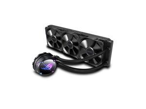 ROG Strix LC II 360 All-in-one Liquid CPU Cooler with Aura Sync, Intel LGA 1150/1151/1155/1156/1200/2066 and AMD AM4/TR4 Support and Three ROG 120 mm Radiator Fans