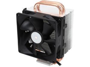 Cooler Master Hyper T2 Compact CPU Cooler  Dual Looped, CDC Heatpipes, 92mm PWM Fan, Aluminum Fins for AMD Ryzen/Intel LGA1200/1151