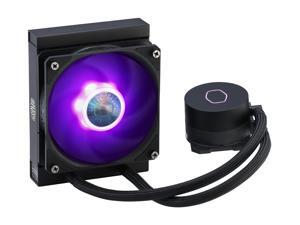 CoolerMaster MasterLiquid ML120L RGB V2, Close-Loop AIO CPU Liquid Cooler, 120 Radiator, SickleFlow 120mm, RGB Lighting, 3rd Gen Dual Chamber Pump for AMD Ryzen/Intel LGA1200/1151 CoolerMaster MasterLiquid ML120L RGB V2, Close-Loop AIO CPU Liquid Cooler, 120 Radiator, SickleFlow 120mm, RGB Lighting, 3rd Gen Dual Chamber Pump for AMD Ryzen/Intel LGA1200/1151