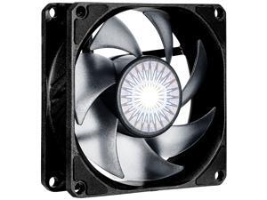 Cooler Master SickleFlow 80 V2 All-Black Square Frame Fan with  Air Balance Curve Blade Design, Sealed Bearing, PWM Control for Computer Case & Air Coolers
