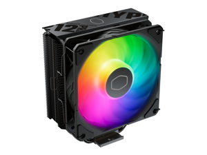 Cooler Master Hyper 212 Pro CPU Air Cooler, SickleFlow Edge 120 PWM Fan, Superconductive Composite 4 Copper Heat Pipes, 152mm Tall, Sleek Top Cover, AMD Ryzen AM5|AM4, Intel LGA 1851|1700 Brackets