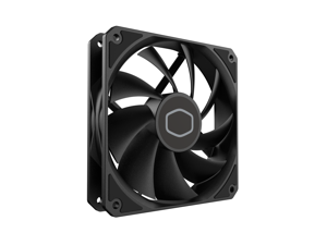 Cooler Master MF120 Lite Black Case|Liquid Cooler|Air Cooler Fan, 120mm Fan, Dynamic PWM 1,750 RPM, Air Balance Blades, Hybrid | PBT Frame