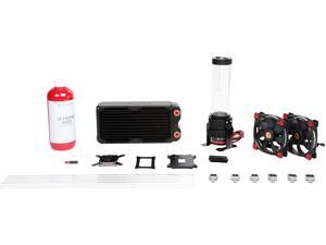 Thermaltake Pacific DIY LCS RL240 High Capacity D5 Res/Pump Hard Tube Red LED Riing Fan / Opaque Coolant Water Cooling Kit CL-W128-CA12RE-A Thermaltake Pacific DIY LCS RL240 High Capacity D5 Res/Pump Hard Tube Red LED Riing Fan / Opaque Coolant Water Cooling Kit CL-W128-CA12RE-A