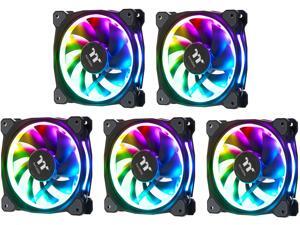 Thermaltake CL-F054-PL12SW-A 120mm RGB LED Riing Plus 12 RGB Radiator Fan TT Premium Edition (5 Fan Pack) Thermaltake CL-F054-PL12SW-A 120mm RGB LED Riing Plus 12 RGB Radiator Fan TT Premium Edition (5 Fan Pack)