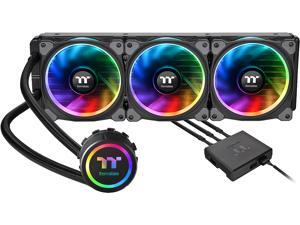 Thermaltake Floe AIO Triple Riing RGB 360 TT Premium Edition PWM AM4 LGA2066 Ready Liquid Cooling System, CL-W158-PL12SW-A Thermaltake Floe AIO Triple Riing RGB 360 TT Premium Edition PWM AM4 LGA2066 Ready Liquid Cooling System, CL-W158-PL12SW-A