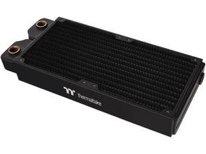 Thermaltake CLM240, 40mm Thick 240mm Long, High-Density Fins, Dual-Row, Copper Tubes Copper Radiator CL-W237-CU00BL-A