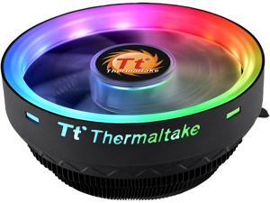 Thermaltake UX100 5V Motherboard Sync High Airflow Hydraulic Bearing ARGB Lighting CPU Cooler