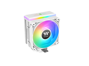 Thermaltake ASTRIA 200 ARGB CPU Cooler; 4 Copper Heat Pipes; 120mm PWM Fan; 500~1800RPM; Single Tower; Intel/AMD; 210W TDP; White; CL-P137-AL12SW-A