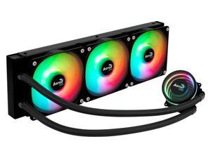 LIQUID COOLER AeroCool Oasis-L360-BLACK  360MM ARGB LIQUID COOLER  compatibility Intel LGA1851/LGA1700/LGA1200/LGA115X/LGA1366,  AMD AM5/AM4/AM3/AM2/FM2/FM1