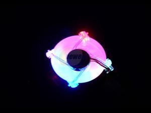 AeroCool Aluminum-Quadro 80mm Multi-Color LED Cooling Fan