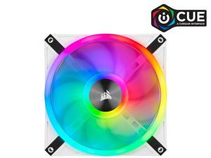 CORSAIR QL Series, iCUE QL140 RGB, 140mm RGB LED PWM White Fan, Single Fan - CO-9050105-WW CORSAIR QL Series, iCUE QL140 RGB, 140mm RGB LED PWM White Fan, Single Fan - CO-9050105-WW