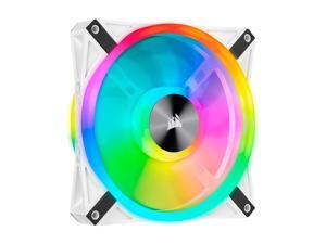 CORSAIR QL Series, iCUE QL140 RGB, 140mm RGB LED PWM White Fan, Single Fan - CO-9050105-WW CORSAIR QL Series, iCUE QL140 RGB, 140mm RGB LED PWM White Fan, Single Fan - CO-9050105-WW