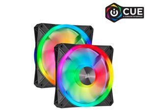 CORSAIR QL Series, iCUE QL140 RGB, 140mm RGB LED Fan, Dual Pack with Lighting Node CORE, CO-9050100-WW/RF CORSAIR QL Series, iCUE QL140 RGB, 140mm RGB LED Fan, Dual Pack with Lighting Node CORE, CO-9050100-WW/RF