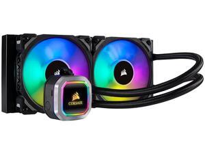CORSAIR Hydro Series, H100i RGB PLATINUM, 240mm, 2 x ML PRO 120mm RGB PWM Fans, RGB Lighting & Fan Control w/ Software, Liquid CPU Cooler, Support Intel 1200/ 2066, AMD AM4/ TR4, CW-9060039-WW/RF CORSAIR Hydro Series, H100i RGB PLATINUM, 240mm, 2 x ML PRO 120mm RGB PWM Fans, RGB Lighting & Fan Control w/ Software, Liquid CPU Cooler, Support Intel 1200/ 2066, AMD AM4/ TR4, CW-9060039-WW/RF