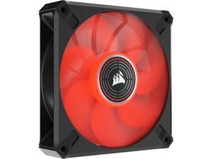 CORSAIR ML120 LED ELITE Red Premium 120mm PWM Magnetic Levitation Fan - Black