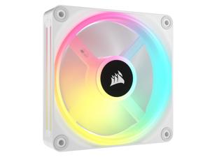 CORSAIR QX RGB Series, iCUE LINK QX120 RGB WHITE, 120mm Magnetic Dome RGB Fan,  Expansion Kit