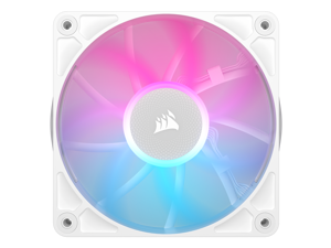 CORSAIR iCUE Link RX120 RGB 120mm PWM Fan - Magnetic Dome Bearing - Single Fan - White