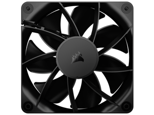 CORSAIR RS120 PWM 120mm Fan - Simplified Control - Daisy-Chain 4-Pin PWM Connection - Concentrated AirGuide Cooling - Magnetic Dome Bearing