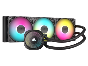 CORSAIR NAUTILUS 360 RS ARGB Liquid CPU Cooler – RS120 ARGB Fans – Fits Intel® LGA 1851,  AMD® AM5/AM4 – Simple Daisy-Chain Connections - Direct Motherboard Connection