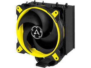 ARCTIC Freezer 34 eSports Edition - Tower CPU Cooler with Push-Pull Configuration, Wide Range of Regulation 200 to 2100 RPM, Includes Low Noise PWM 120 mm Fan - Yellow LGA 1700 Compatible