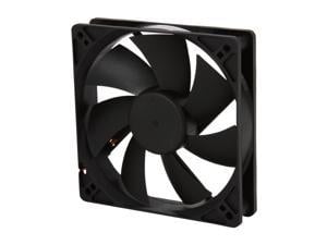 Rosewill RFA-120-K - 120mm Computer Case Cooling Fan with LP4 Adapter - Sleeve Bearing, Silent