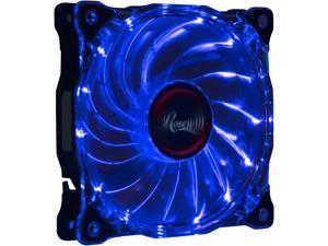 Rosewill RFA-120-WL - 120mm CULLINAN Computer Case Cooling Fan with LP4 Adapter - Semi-Transparent Frame & Blue LED Lights, Sleeve Bearing, Silent Rosewill RFA-120-WL - 120mm CULLINAN Computer Case Cooling Fan with LP4 Adapter - Semi-Transparent Frame & Blue LED Lights, Sleeve Bearing, Silent