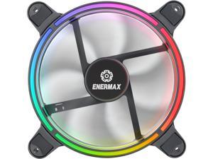 Enermax T.B. RGB 140mm RGB Case Fan, Twister Bearing Technology, Single Pack - Black; UCTBRGB14-SG