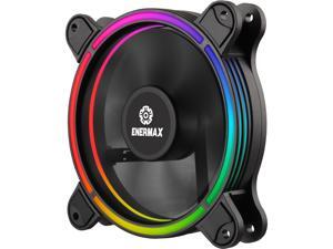 Enermax T.B. RGB 140mm RGB Case Fan, Twister Bearing Technology, Single Pack - Black; UCTBRGB14-SG Enermax T.B. RGB 140mm RGB Case Fan, Twister Bearing Technology, Single Pack - Black; UCTBRGB14-SG