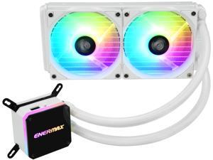 Enermax LIQMAX III ARGB 240, for AM4 / LGA1200, 240mm Radiator, Dual-Chamber Water Block, Addressable RGB All-in-one CPU White Liquid Cooler Enermax LIQMAX III ARGB 240, for AM4 / LGA1200, 240mm Radiator, Dual-Chamber Water Block, Addressable RGB All-in-one CPU White Liquid Cooler