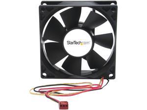 StarTech.com 80x25mm Dual Ball Bearing Computer Case Fan with TX3 Connector - Black (FANBOX2)
