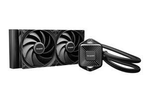 bequiet! PURE LOOP 3 240mm Black CPU liquid cooler for heavily overclocked systems, 2x Pure Wings 3 PWM high-speed fans, Daisy chained PWM fans, PWM pump features 6-pole motor with 3 phases BW027